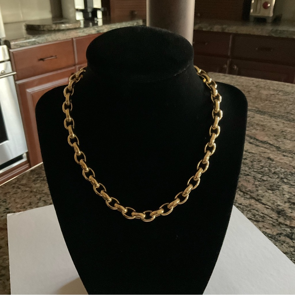 LOLA 9mm Gold over Sterling 16” Necklace